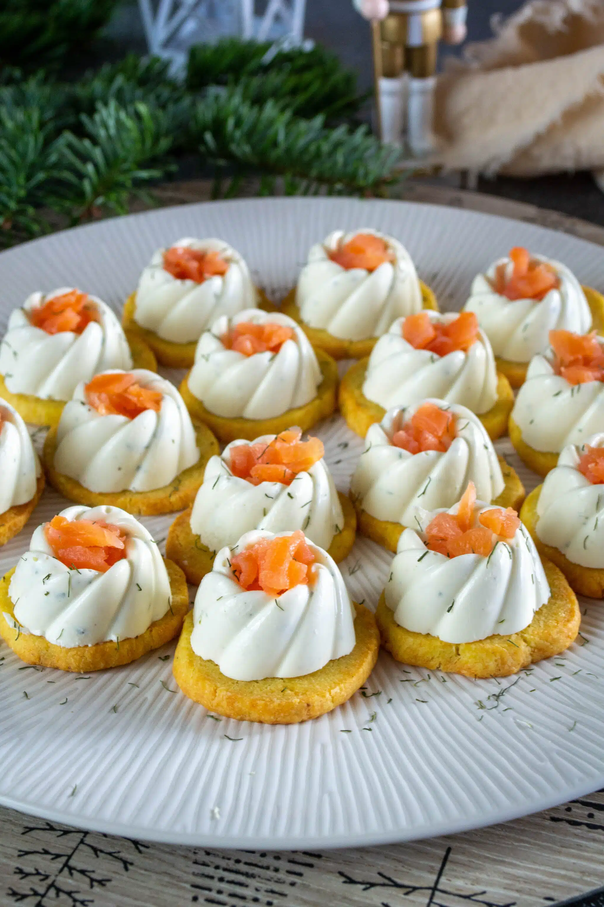 bouchées au boursin et au saumon fumé