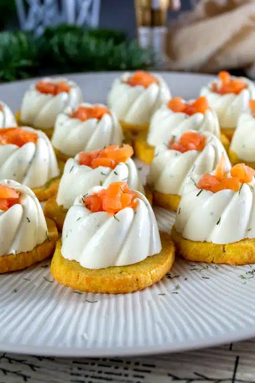bouchées au boursin et au saumon fumé