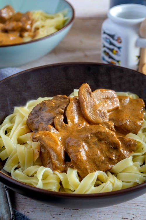 Boeuf stroganoff (au cookeo)