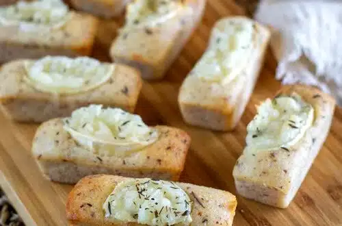 financiers au chèvre
