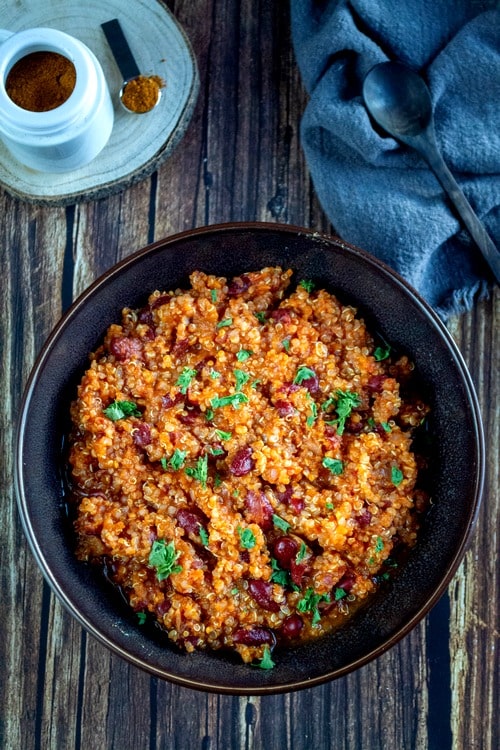 chili con quinoa