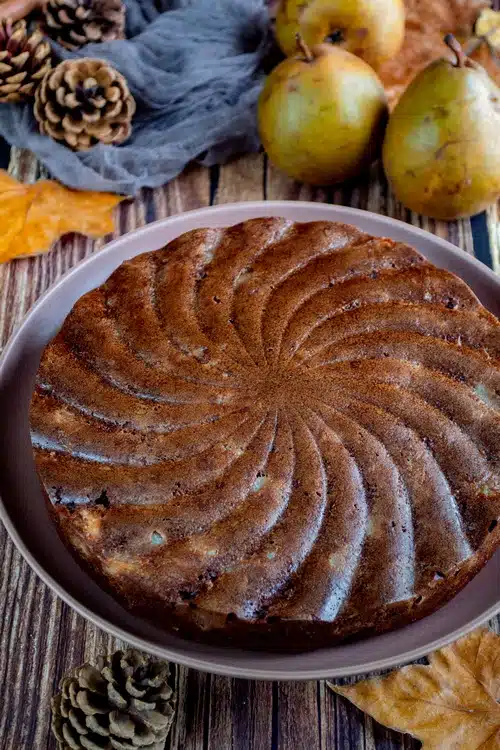 moelleux chocolat poire au mascarpone