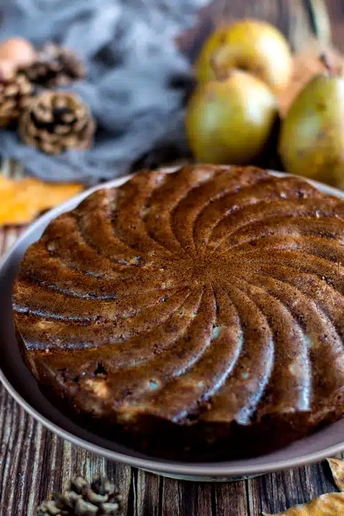 moelleux chocolat poire au mascarpone