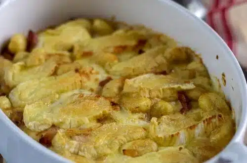 gratin de gnocchis façon tartiflette