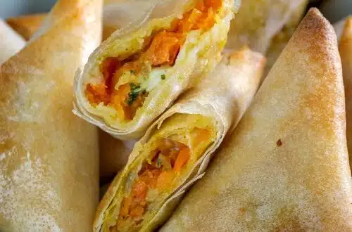 samoussas aux légumes au curry