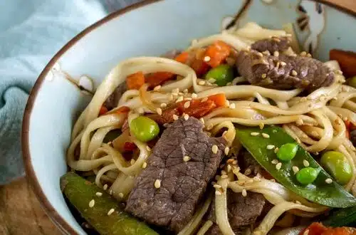 poêlée asiatique au boeuf