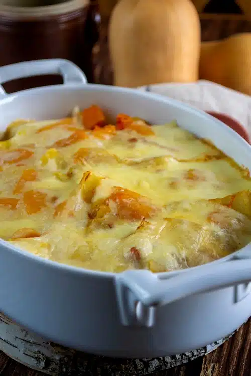 gratin pommes de terre butternut raclette