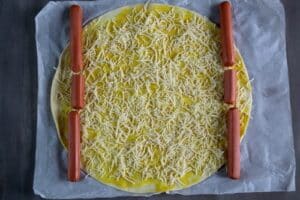 palmiers feuilletés à la saucisse