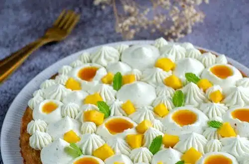 tarte à la mangue