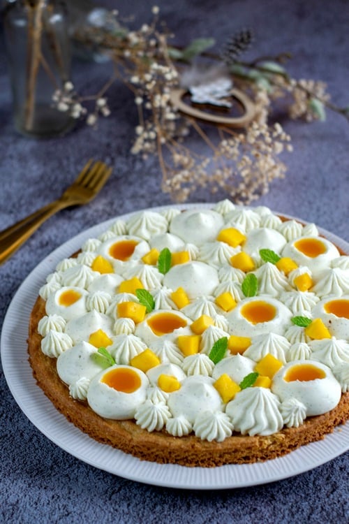 tarte à la mangue
