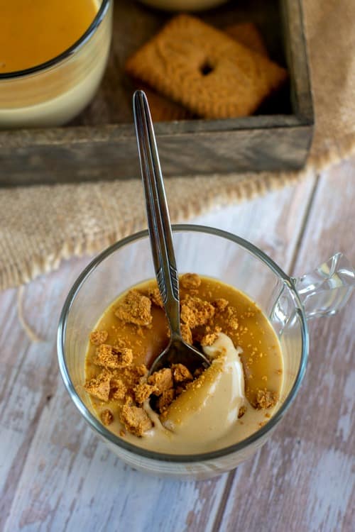 crème dessert au spéculoos