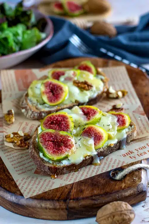 tartines figues chèvre et miel