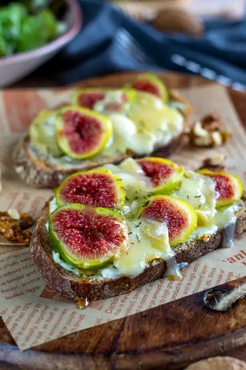 tartines figues chèvre et miel