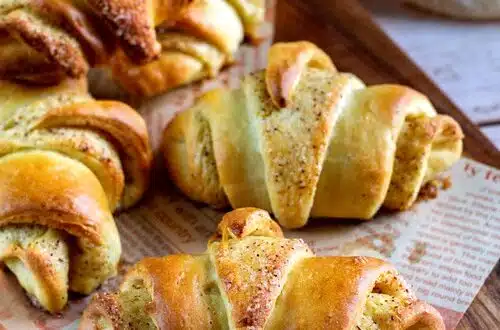 croissants briochés façon cinnamon rolls