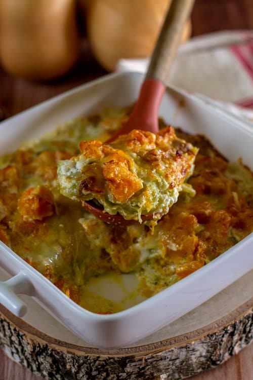 gratin de ravioles à la butternut