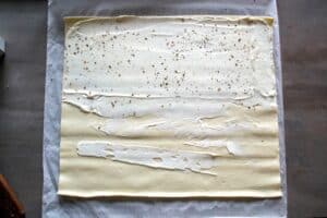 bouchées feuilletées aux crevettes