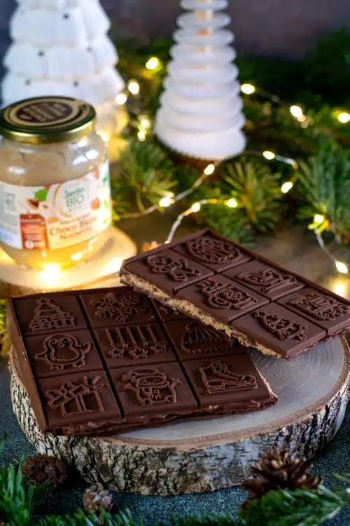 tablette de chocolat de Noël