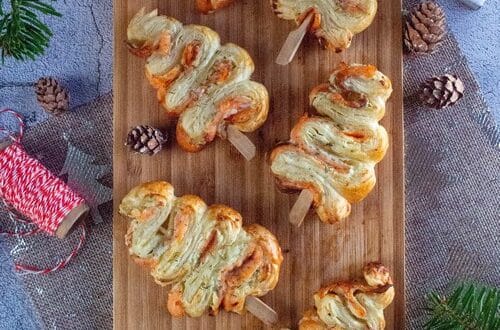 sapins feuilletés au saumon fumé