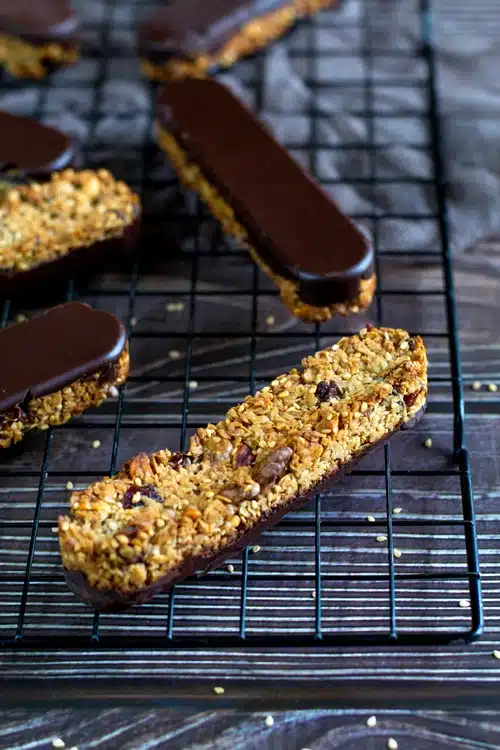 barres de céréales au chocolat
