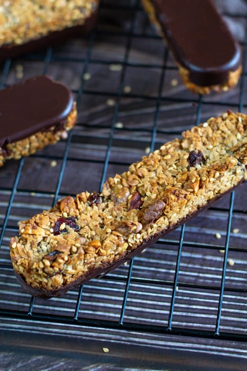 barres de céréales au chocolat