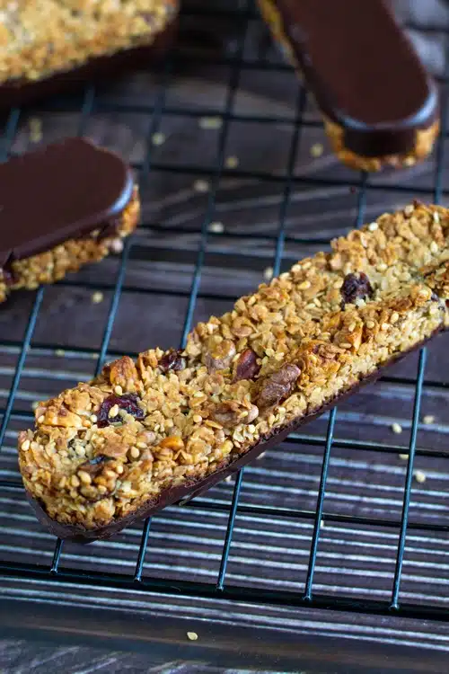 barres de céréales au chocolat