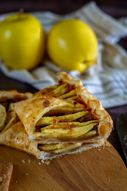 couronne feuilletée pomme spéculoos