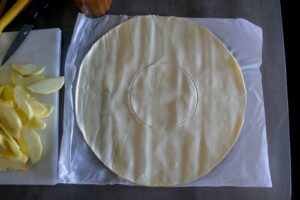 couronne feuilletée pomme spéculoos