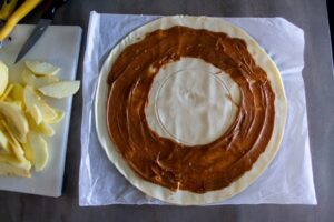 couronne feuilletée pomme spéculoos
