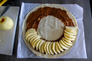 couronne feuilletée pomme spéculoos