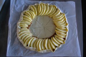 couronne feuilletée pomme spéculoos