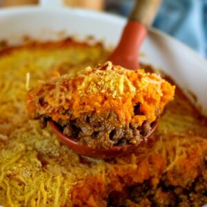 hachis de boeuf aux carottes et patates douces