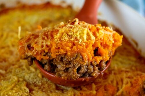 hachis de boeuf aux carottes et patates douces