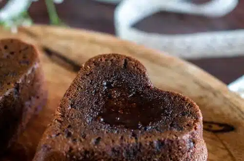 coeurs fondants au chocolat