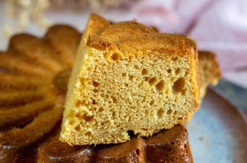 gâteau au lait en poudre grillé