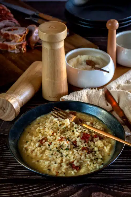 risotto aux tomates séchées