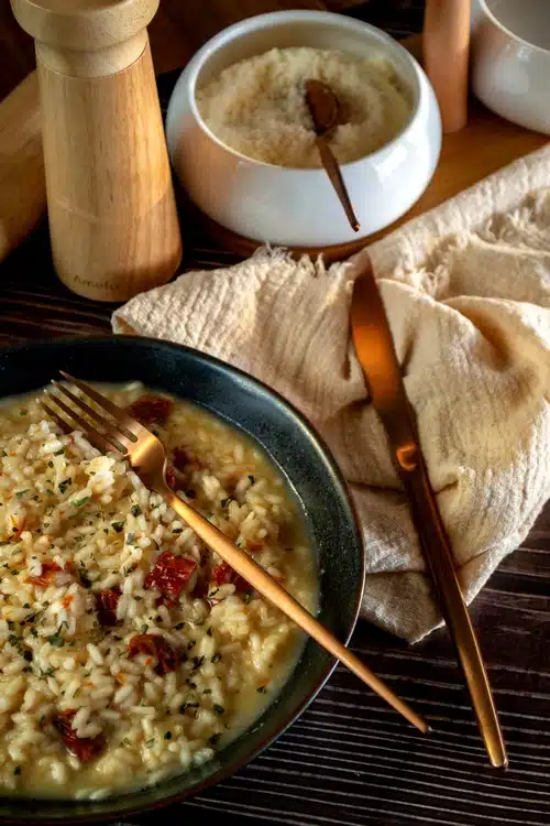 risotto aux tomates séchées