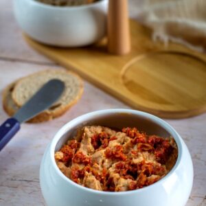 tartinade de haricots blancs aux tomates séchées