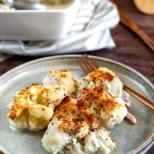 gratin de chou-fleur au bacon