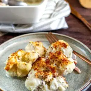 gratin de chou-fleur au bacon