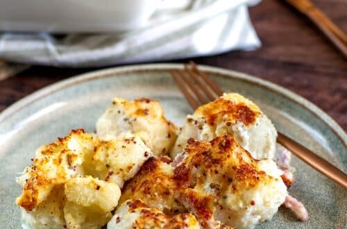 gratin de chou-fleur au bacon