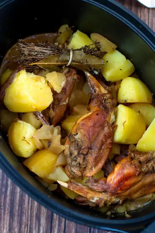 lapin au cidre