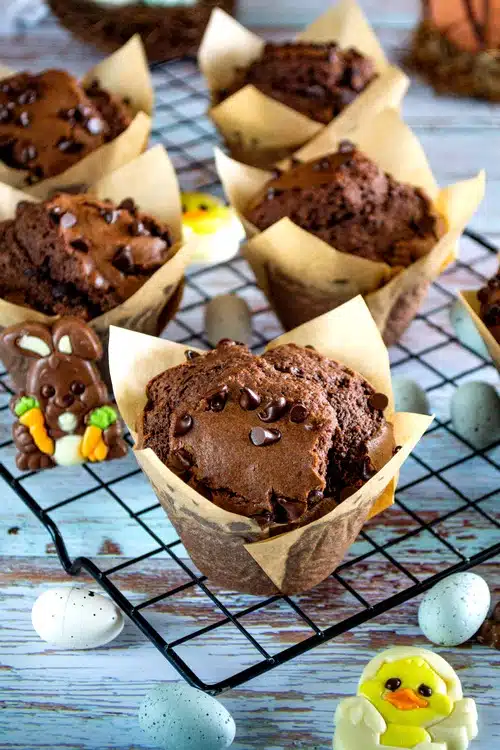 muffins extra moelleux au chocolat