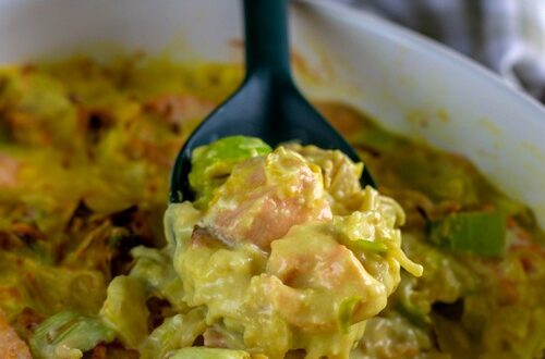 one pot pasta au four poireaux et saumon