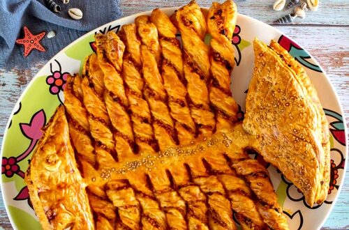 poisson feuilleté au chorizo