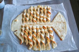 poisson feuilleté au chorizo