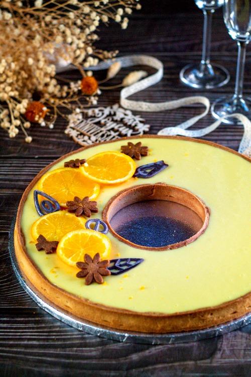 tarte à l'orange