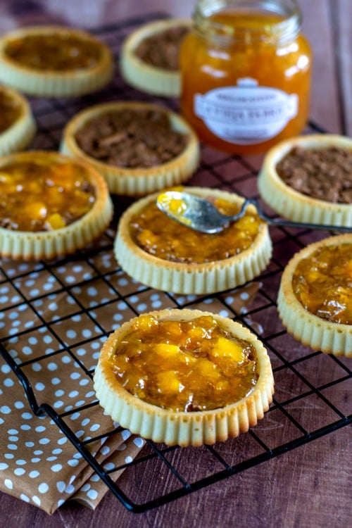 tartelettes financiers à la confiture