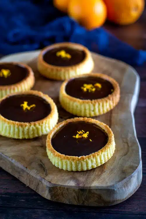 tartelettes renversées choco orange