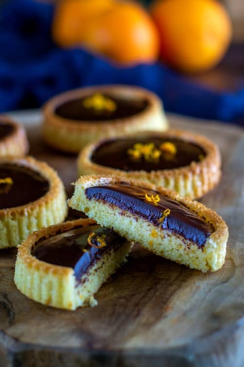 tartelettes renversés choco orange