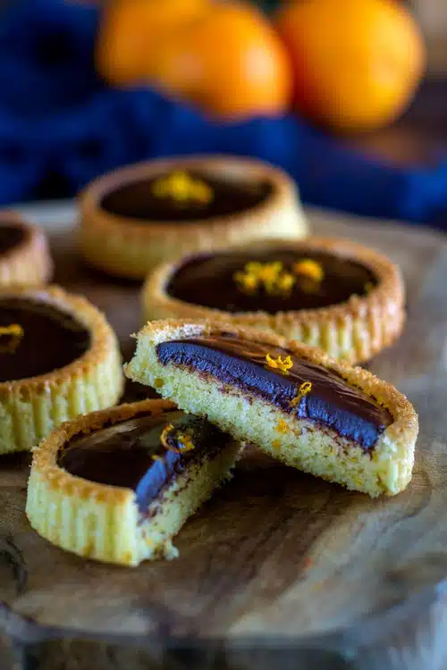 tartelettes renversés choco orange